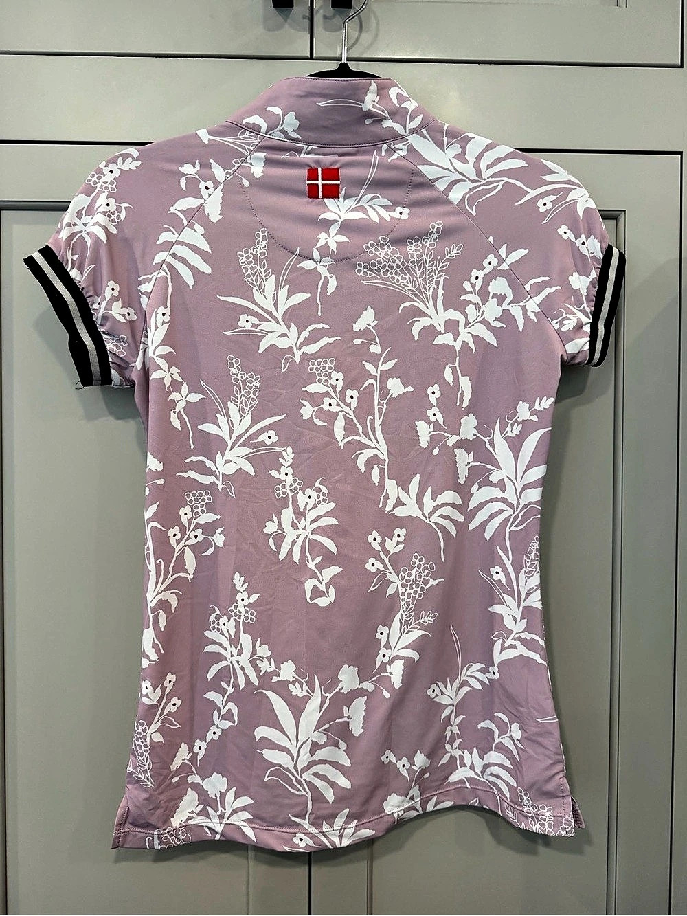 Kastel Denmark Floral equestrian Jersey in Pink & White Size Medium - Picture 2 of 12